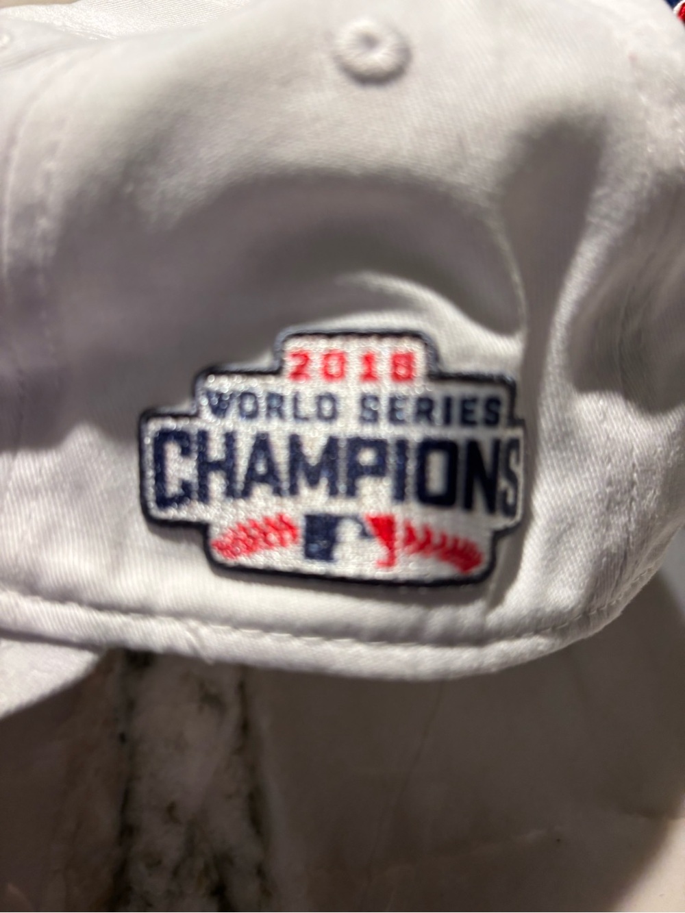 Titleist White Baseball Cap with 2018 World Series Champions Patch